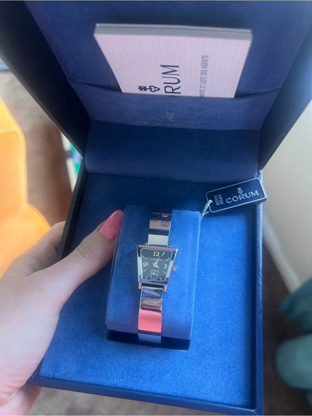 NEW CORUM Trapeze Stainless Steel Women's Watch